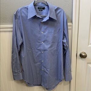 Lauren Ralph Lauren Blue Checkered Men's Shirt